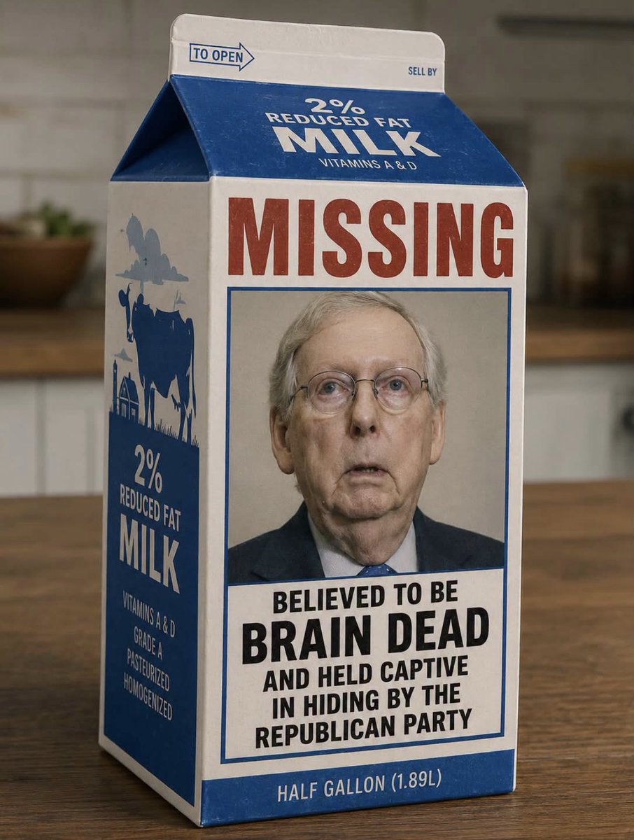 AnnieForTruth's tweet photo. Word is that Mitch McConnell is brain dead and being kept alive by life support. As a Senator serving in public office, if he is incapacitated and cannot perform his duties, he needs to be replaced. https://t.co/zjc4mDZTao