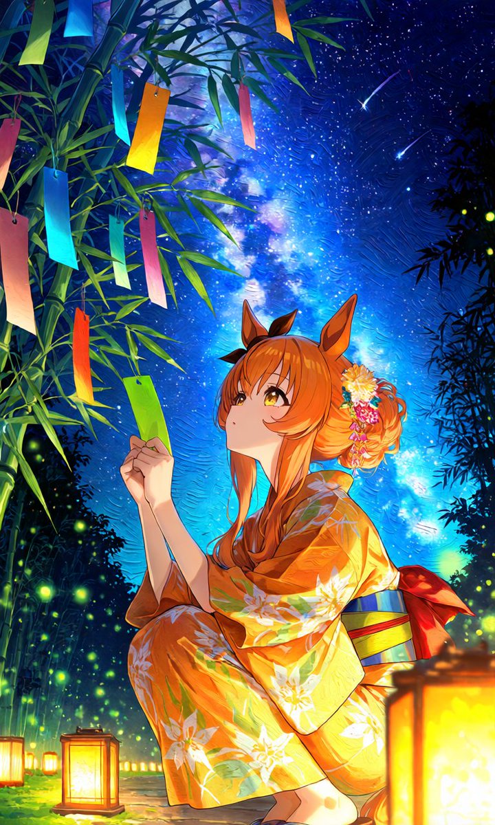 umasuki0261's tweet photo. 七夕マヤヤ https://t.co/Her7kSE4N7