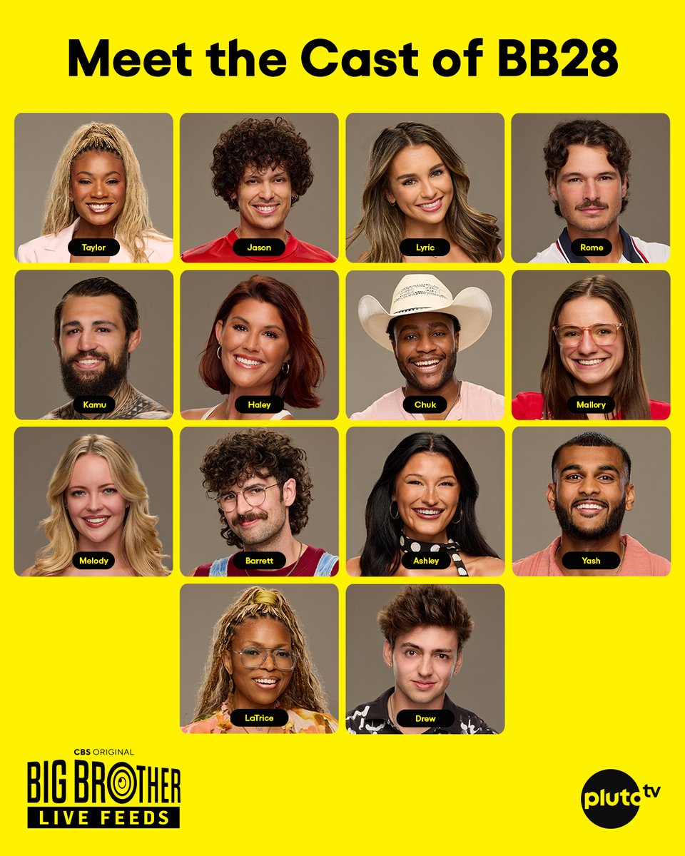 PlutoTV's tweet photo. Say hello to your brand new hamsters. 🐹👀 #BB28 https://t.co/2a5UDaL5cH