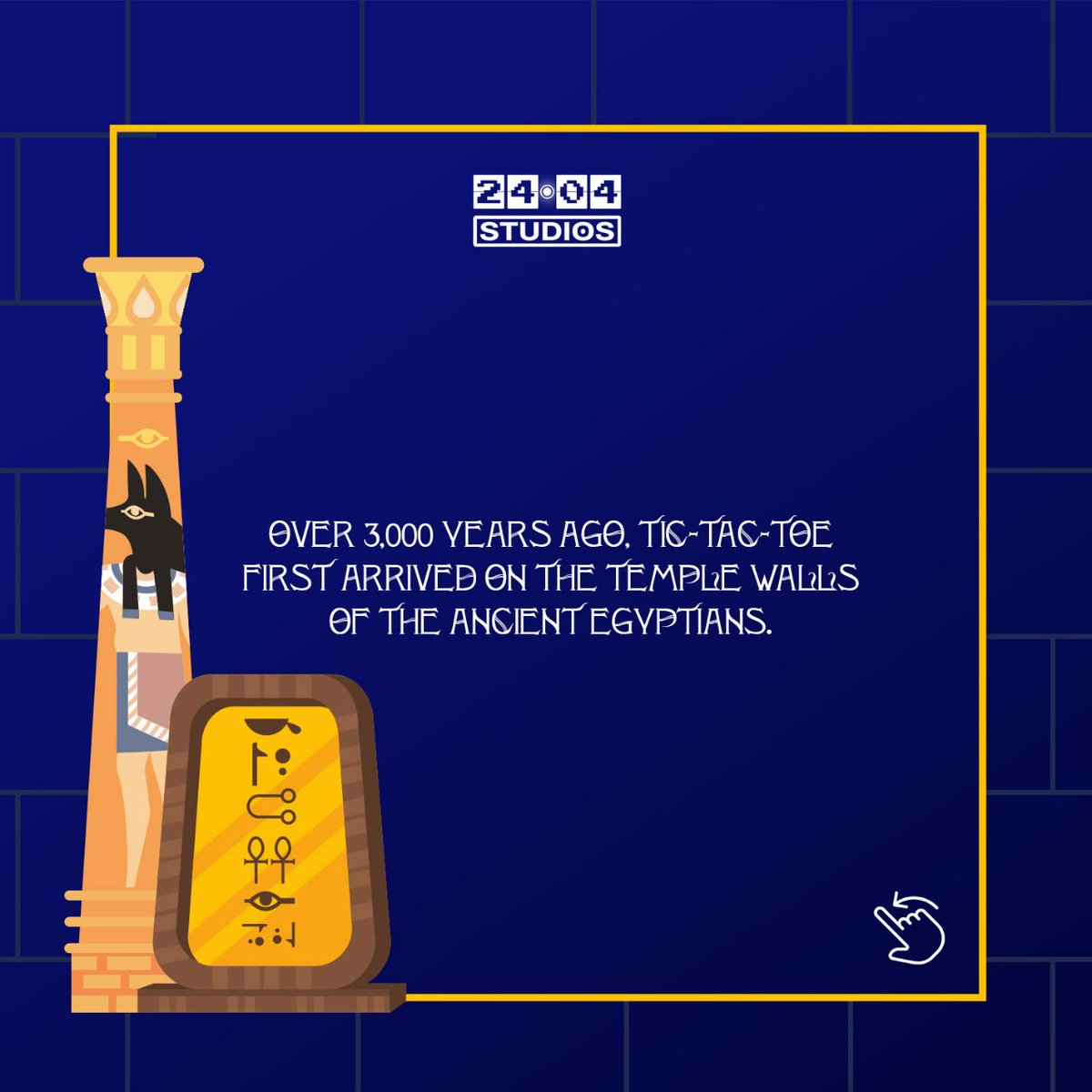 2404Studios's tweet photo. P.S: Your answer unlocks the next post👀 

#indiegame #jester #fyp  #ancientegypt #tictactoe https://t.co/iqlyf0VtJr