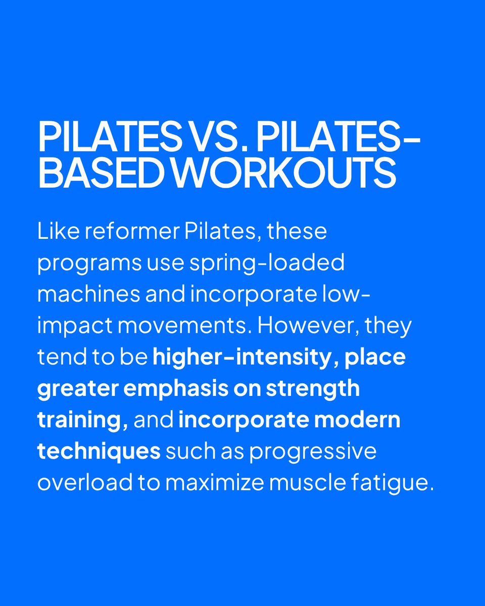 health_com_'s tweet photo. Are #solidcore, #Lagree, and #BODYROK classes the same as #Pilates?
#fitness #workout https://t.co/zh6uIcfBpL