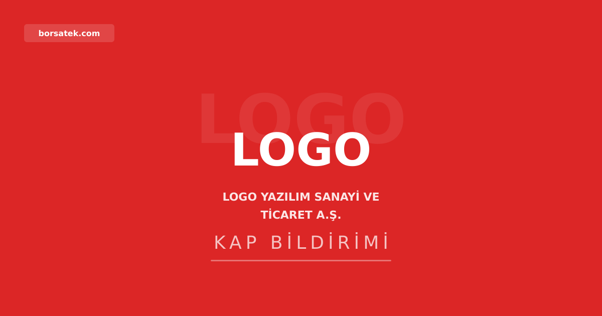 Borsatek's tweet photo. LOGO Yazılım geri alım programında 1 milyon TL nominal değerinde pay aldı: #LOGO #LogoYazılım İşte ayrıntılar... https://t.co/I4gOYZnHMF https://t.co/d9M2PB4tih