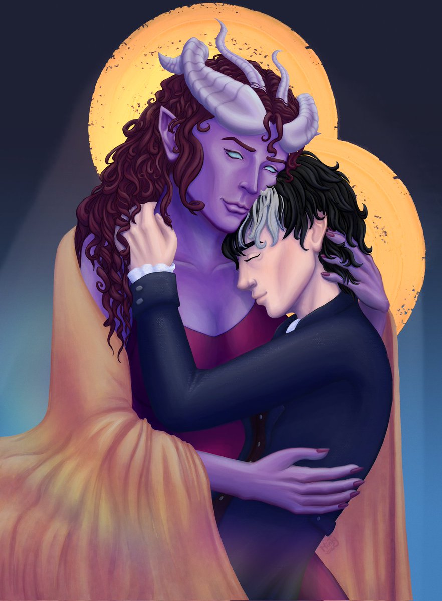 Minty_soosh's tweet photo. The Chosen Home

#dnd #fantasyart #tiefling #curseofstrahd #foundfamily https://t.co/9KMLcVjSH3
