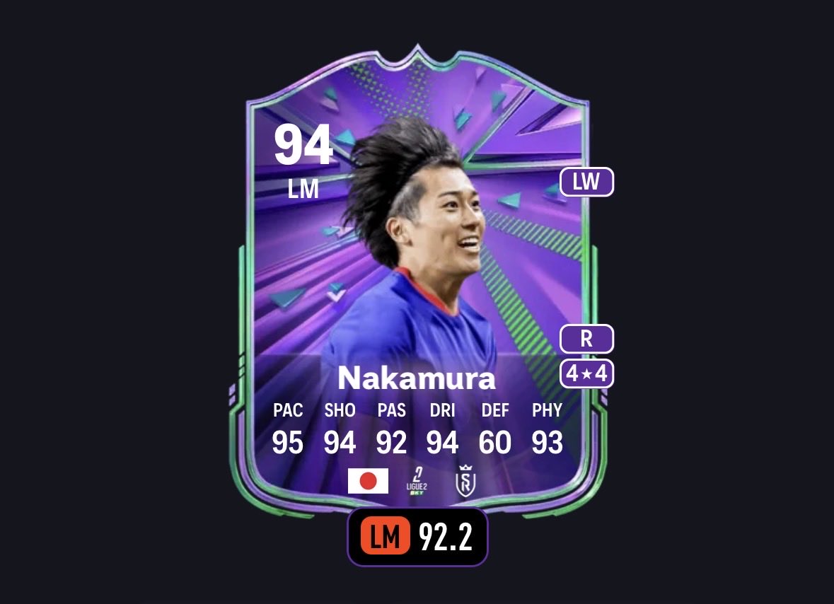 FutSheriff's tweet photo. 6 PM Content

• 🇯🇵 Nakamura SBC
• ⬆️ 88x3 Upgrade
• ⬆️ 94+ UEFA Winners/TOTS Picks
• 🎯 New Objectives
• 🧪 New Evo

#FC26 https://t.co/clsuu3KxHM