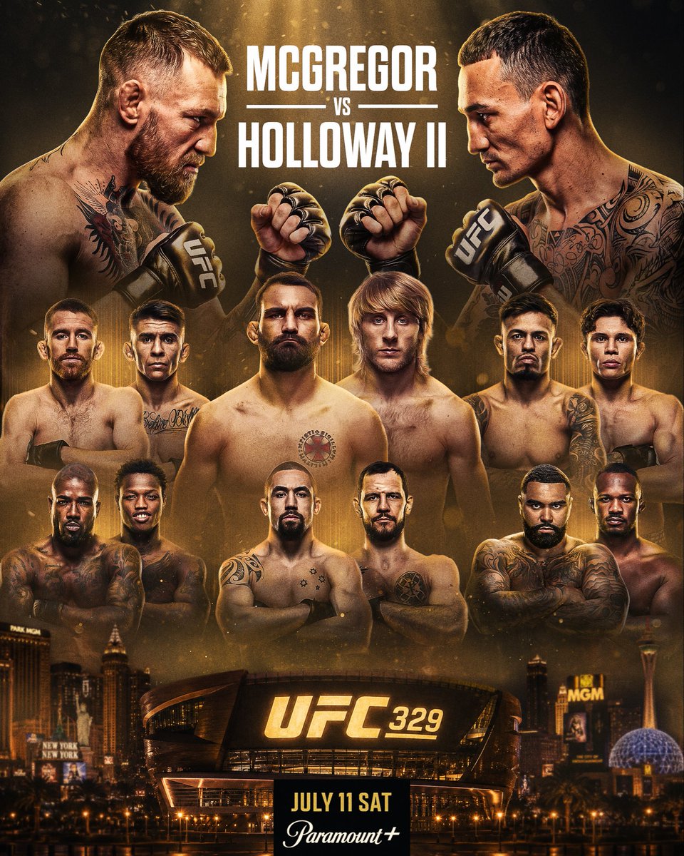 DiaztwinsMMA's tweet photo. UFC 329 is stacked! 🤩 #UFC329 https://t.co/UG5jVRMQxC