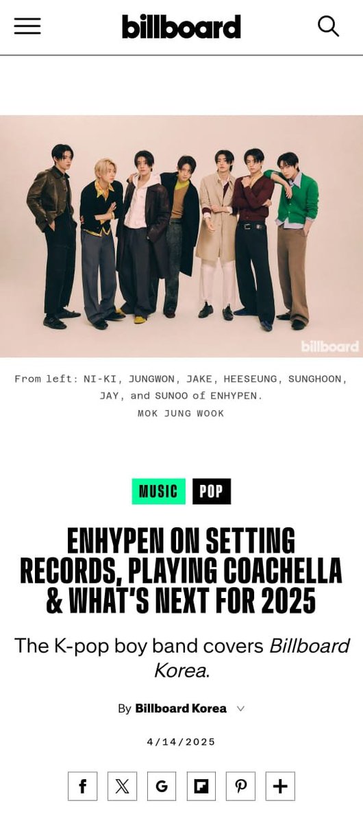 ENHYPEN7_BASE's tweet photo. ENHYPEN Coachella Legend Stage

​Owning the Sahara stage! ENHYPEN left a massive mark at Coachella 2025 with an otherworldly performance in custom Prada looks. From moving the desert crowd with 'Paranormal' to earning praise from DJ Kaskade, they truly created a historic moment. https://t.co/XA5pIzb6xv