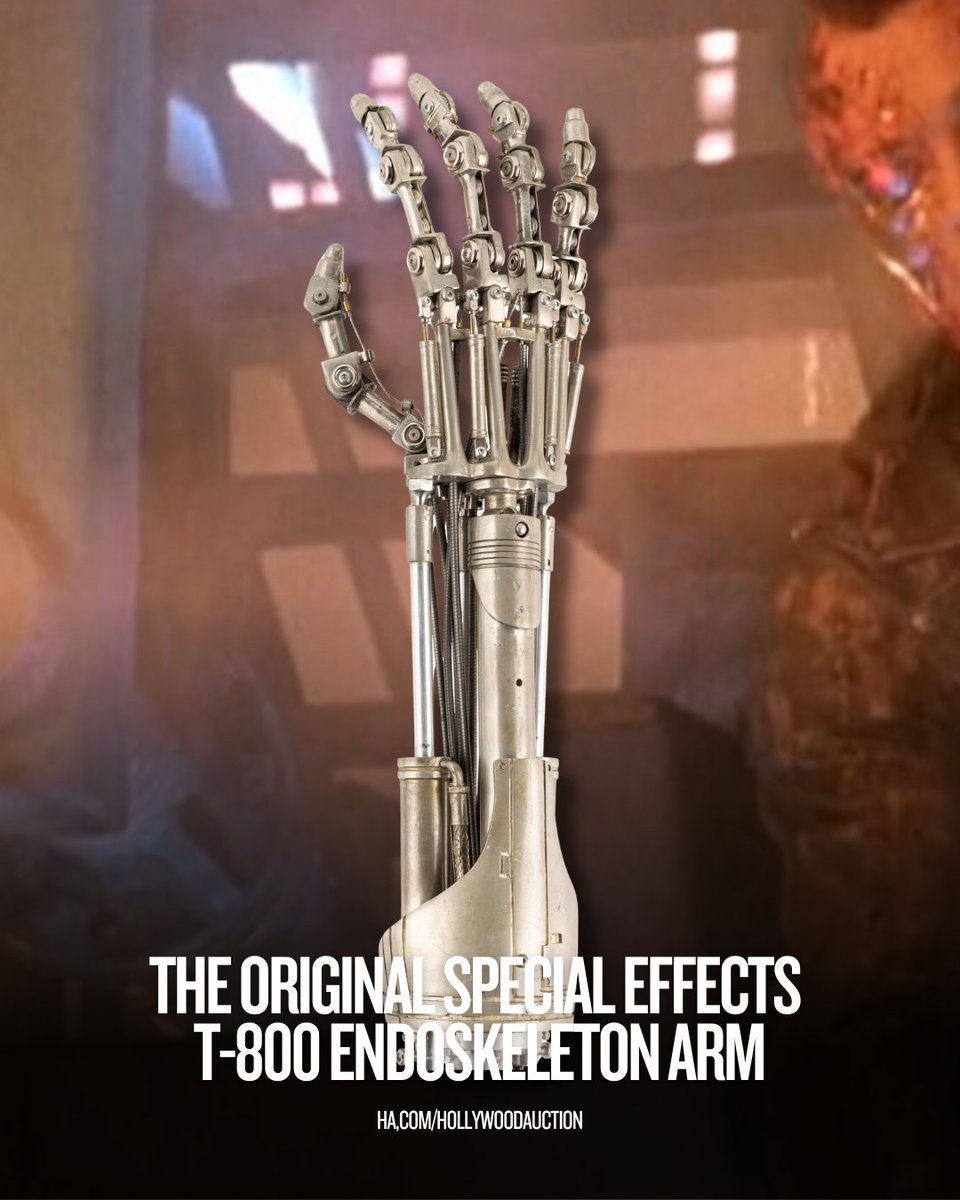 HeritageAuction's tweet photo. Happy 35th Anniversary, Terminator 2: Judgment Day. 

Come with me if you want to bid. 

💪 https://t.co/xh5kcUb4nz https://t.co/Bc5wk6gNyc