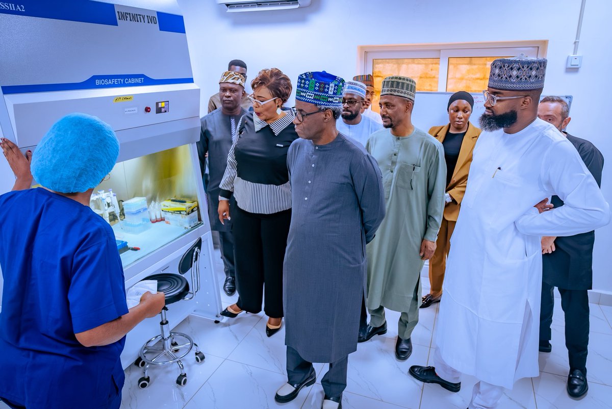 KSHalilu's tweet photo. I also took the DG on a tour of the NASENI–Troment Diagnostics Factory, where we’re reducing Nigeria’s dependence on imported rapid diagnostic test kits.

With the capacity to meet up to 80% of Nigeria’s demand and producing @WHO-, @NafdacAgency-, and ISO-certified kits, the facility is proof that local manufacturing can strengthen our healthcare system. 

The factory was recently commended by the @Harvard-led Science of Defeating Malaria team during their visit.

Since assuming office my vision has been, to ensure that every Nigerian household uses at least one product proudly made by NASENI.

Soon, more Nigerians will see products bearing “Made in Nigeria, Made by NASENI” in their homes, because industrialization only becomes meaningful when it improves everyday life and unlocks #InfinitePossibilities for our people.