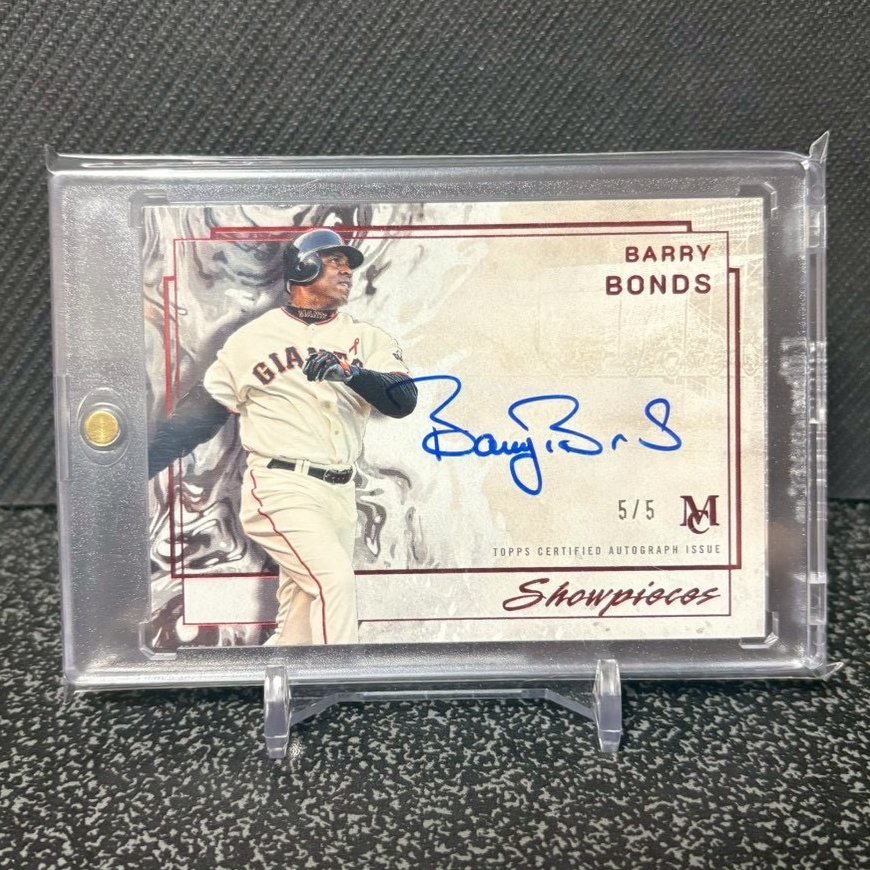 San Francisco Giants Topps Museum Collection BARRY BONDS auto /5