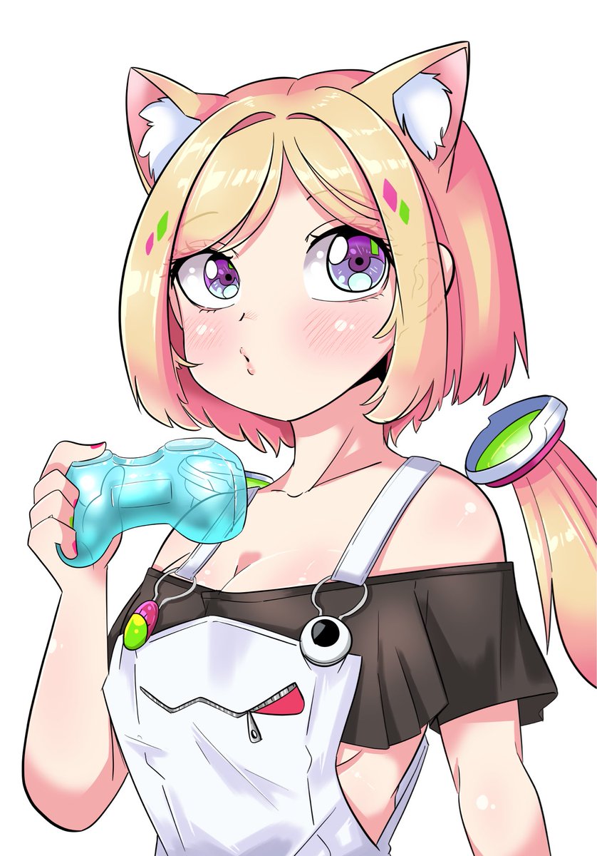 12masato21's tweet photo. ゲームゲーム…

(コントローラーの基盤も透明です！ってことで)

#アロ絵 https://t.co/fyZNyl3wx4