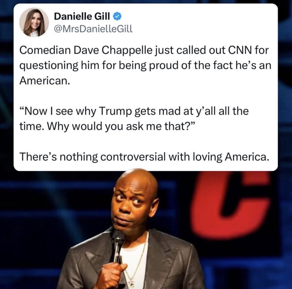 ProudElephant's tweet photo. Well said @DaveChappelle! 👏🏼👏🏼 https://t.co/YTymtwz6rg