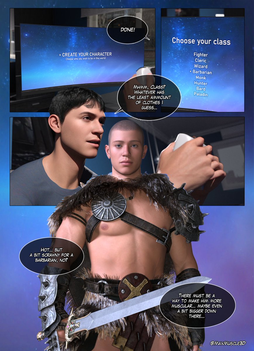 MaxMuscle3D's tweet photo. Glitch In The System Comic - Pages 1-4
More pages available on Patreon/SubStar! https://t.co/MhU5amvZCS