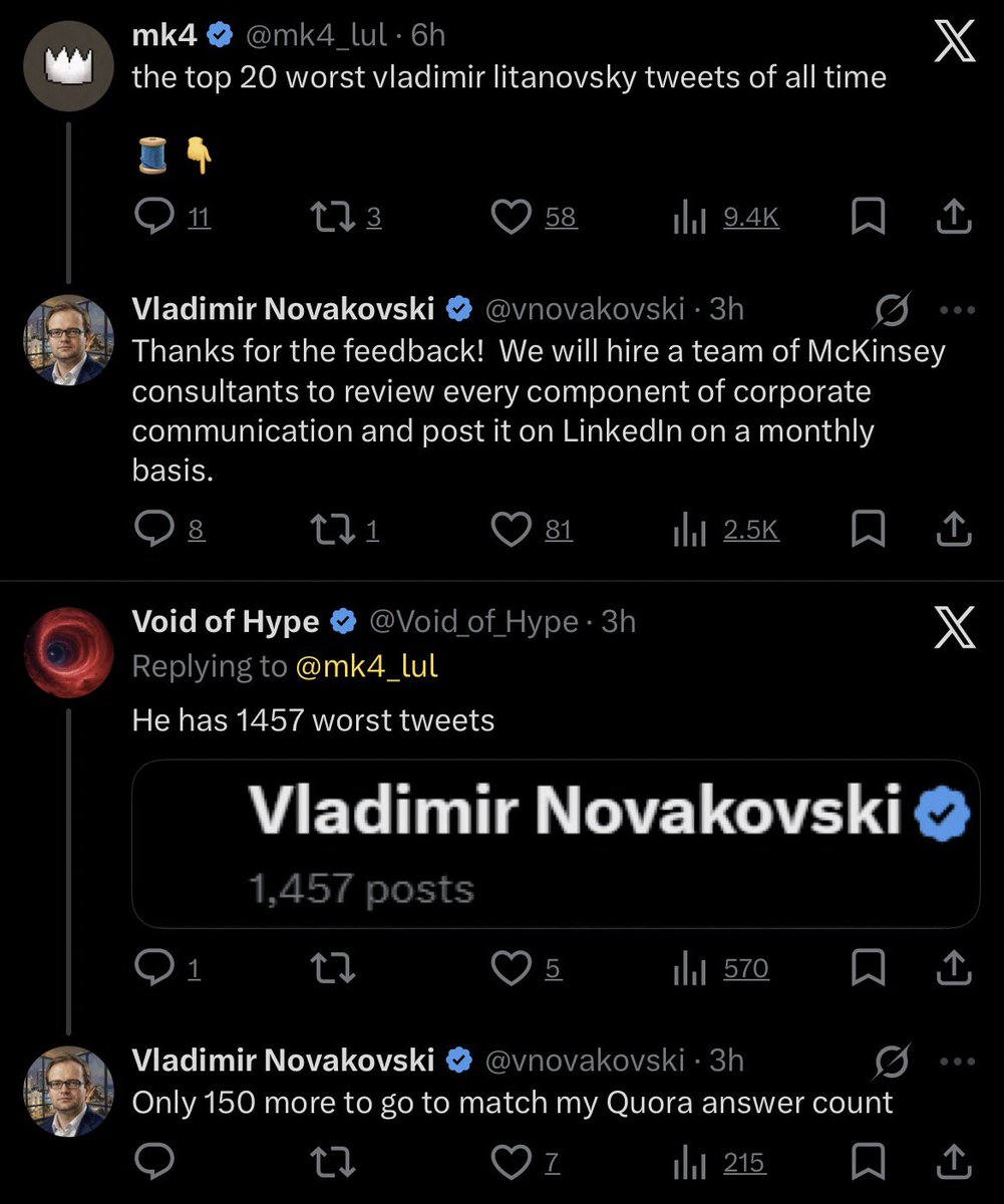 octumX's tweet photo. That's exactly why I'd rather put my money on Jeff than Vlad.

Jeff built the everything exchange and worked around the regulatory framework that would've constrained him.

Vlad is telling $LIT holders that he doesn’t even know what the future holds and to just wait and see.

Moving to a model where LIT functions as a security would be objectively worse, considering you would now subject yourself to further regulatory oversight.

Plus, everything @Lighter_xyz is doing essentially comes down to “trust me bro,” meanwhile everything on Hyperliquid is verifiable on-chain.

Hyperliquid.