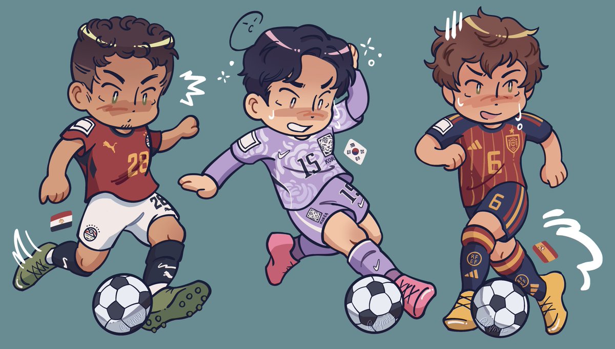 jaynuu_'s tweet photo. batch no. 3&amp;4 of footietalia world cup series 🙂‍↕️ 
#hetalia #ヘタソア https://t.co/4o9eKAwtmL