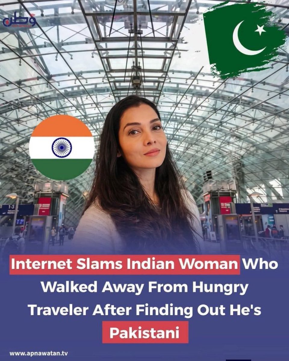 mktyaggi's tweet photo. एक भारतीय लड़की को सिर्फ इसलिए निशाना बनाया जा रहा है क्योंकि उसने एक भूखे पाकिस्तानी लड़के को खाना देने से इनकार कर दिया।
भारतीय लेखिका (निवेदिता शुक्ला) ने X पर एक पोस्ट साझा की थी, जिसमें उन्होंने बताया कि फ्रैंकफर्ट एयरपोर्ट पर एक यात्री को खाना देने की पेशकश के बाद, जब उन्हें पता चला कि वह व्यक्ति पाकिस्तान से है, तो उन्होंने पीछे हटने का फैसला किया।
निवेदिता ने कहा: यह मेरा फैसला है कि मैं किसी को खाना दूँ या पैसे। सड़कों पर रहने वाले हजारों लोग हैं। मैं अपनी इच्छा से तय करती हूँ कि किसकी मदद करूँ। मैं निश्चित रूप से किसी पाकिस्तानी की मदद नहीं करूँगी । मैं उस साँप को नहीं पालूँगी जो हिंदुओं को मारता है। और ग्रूमिंग गैंग जैसे मामलों का ज़िक्र तो अभी अलग ही है। 
मेरा पैसा, मेरी पसंद..
यह कोई अपराध नहीं है.. 👍
@ShuklaNive