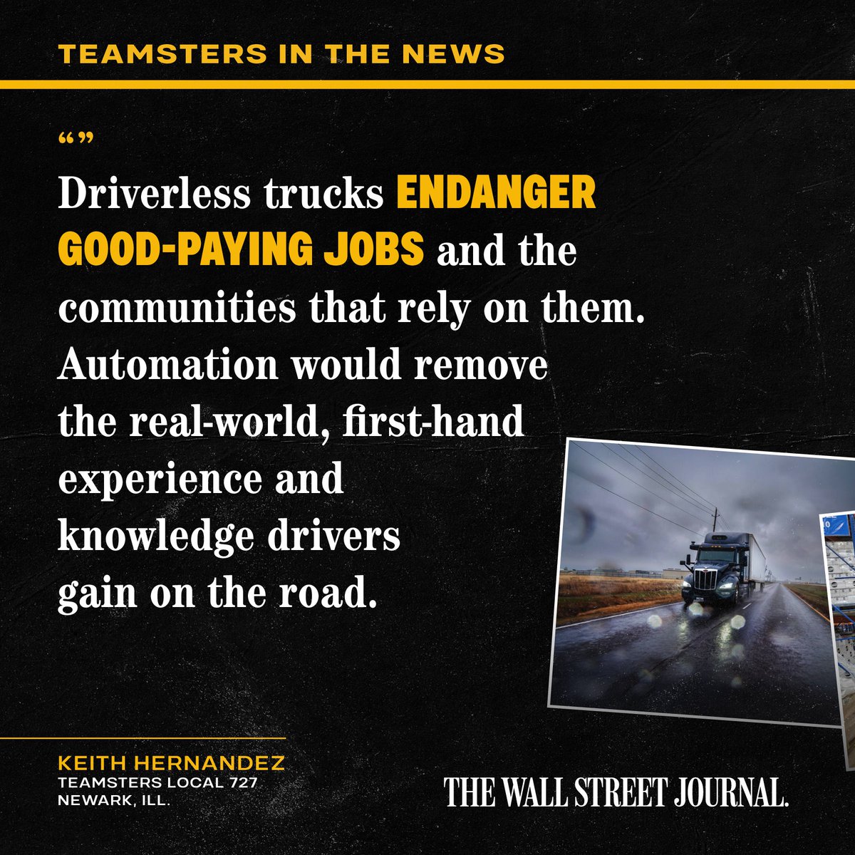 Teamsters tweet media