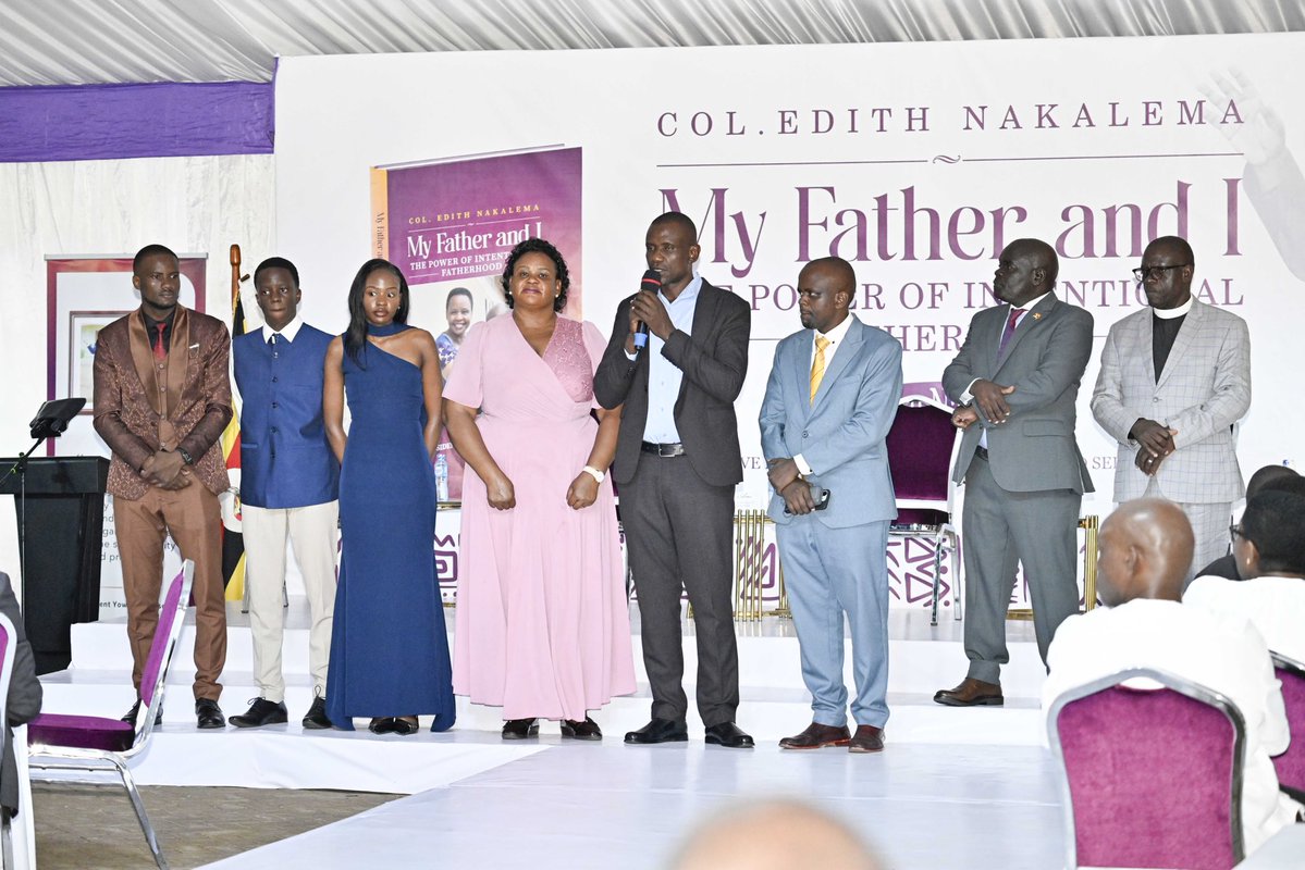 ShieldInvestors's tweet photo. ONGOING: 

H.E. Vice President @jessica_alupo joins Col. @edthnaka for the launch of her book, My Father and I: The Power of Intentional Fatherhood, a powerful reflection on the transformative role of intentional fatherhood in shaping families and society. 

#MyFatherAndI https://t.co/xCtpcRzloq