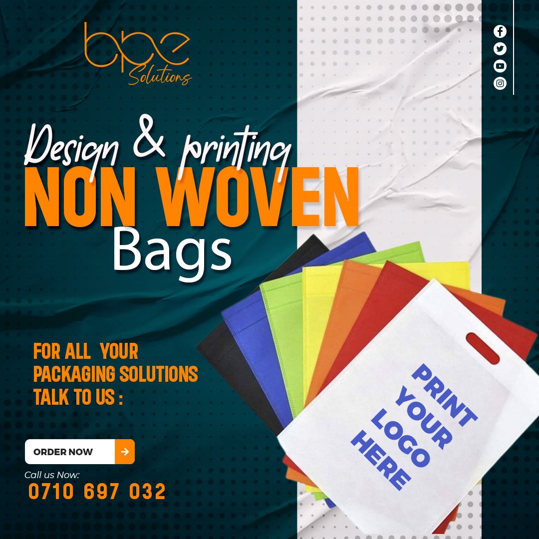 bpesolutionsltd's tweet photo. Your packaging speaks before your product does. Invest in professionally branded non-woven bags that leave a lasting impression on every customer.
Call/WhatsApp 👉 0710697032
#bpesolutionsenterprise #packagingbags #nonwovenbags #corporategifting #graphicdesign #brandidentity https://t.co/KHjQLgp6YV