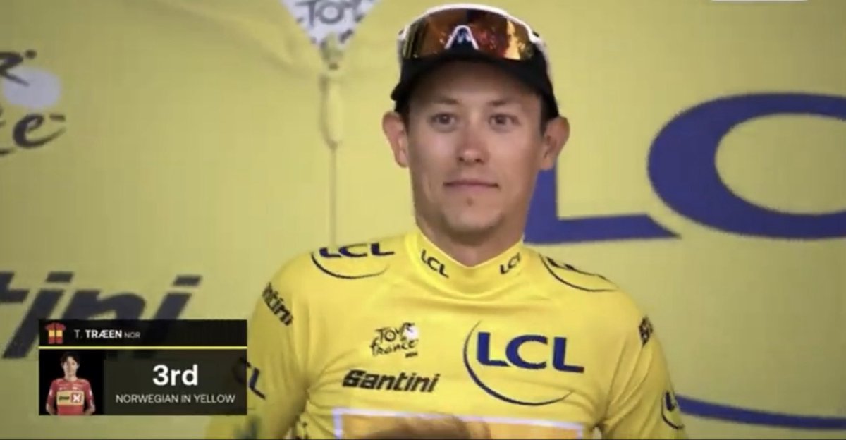 Cycling_Kingdom's tweet photo. ☝️A memorable story after cancer … 💪
👏 @Torsteintren 🇳🇴 @UnoXteam 🎉
#TorsteinTræen Overall Leader #UXM
🇫🇷 Tour de France 2026 - Stage 4️⃣
🗓️ Tuesday, July 7th
🚩 Carcassonne
🏁 Foix
📏 181,9km
@LeTour #TourdeFrance #TdF2026 #TdF #Carcassonne #Foix #Cycling #France https://t.co/CcyP0H3TWA