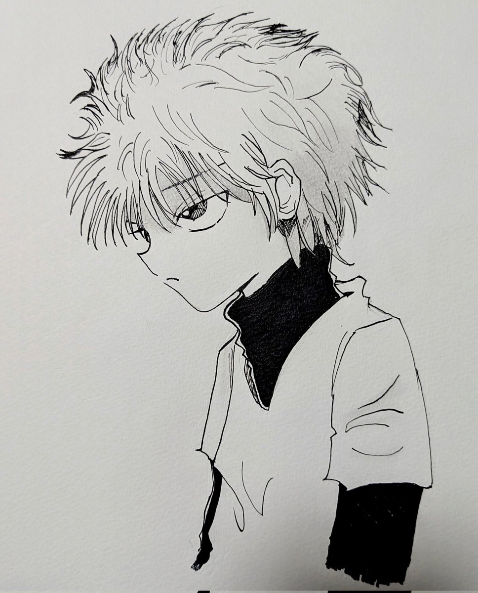 renkon87's tweet photo. （あのね、、、キルアが昨日誕生日ってこと
忘れてたんじゃなくて
知らなかったんだ許してチョンマゲ）
HAPPYBIRTHDAYキルア！！🥳🎉
#ハンターハンター
＃キルア
#絵描きさんフォロバ１００ 
#絵柄が好みって人にフォローされたいㅤㅤ https://t.co/0sA5cCz6i2