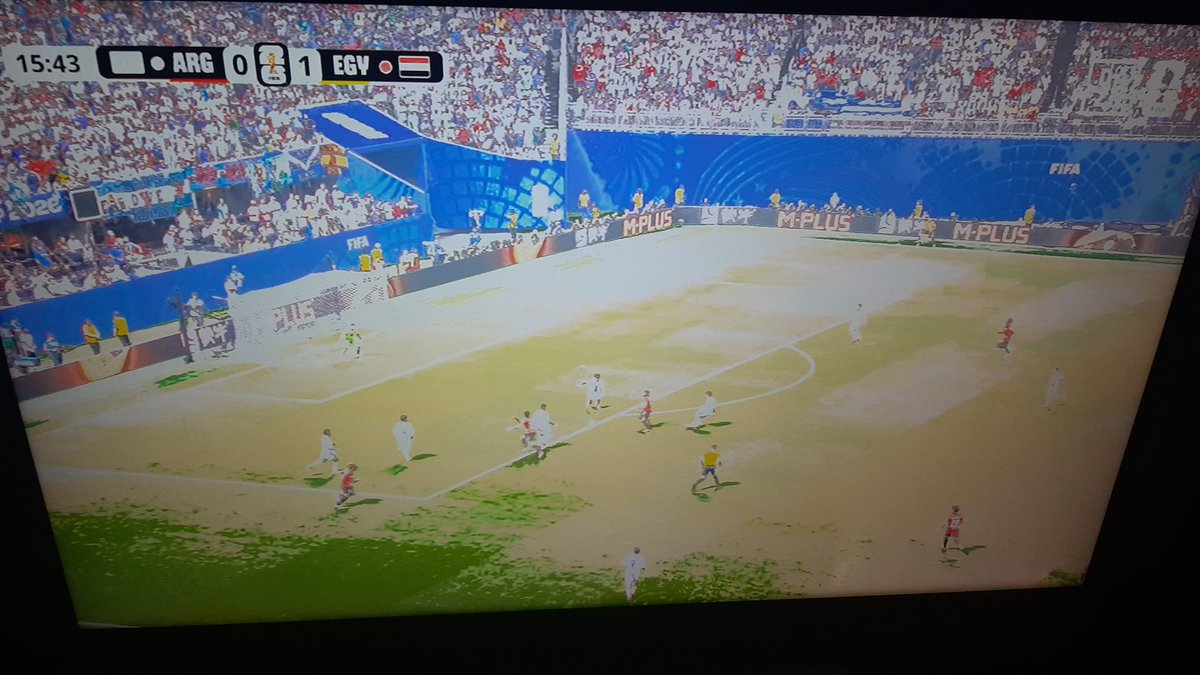 gengio5's tweet photo. Solo io sto vedendo così la partita? #ArgentinaEgitto #Dazn https://t.co/A6z8NwV7pL