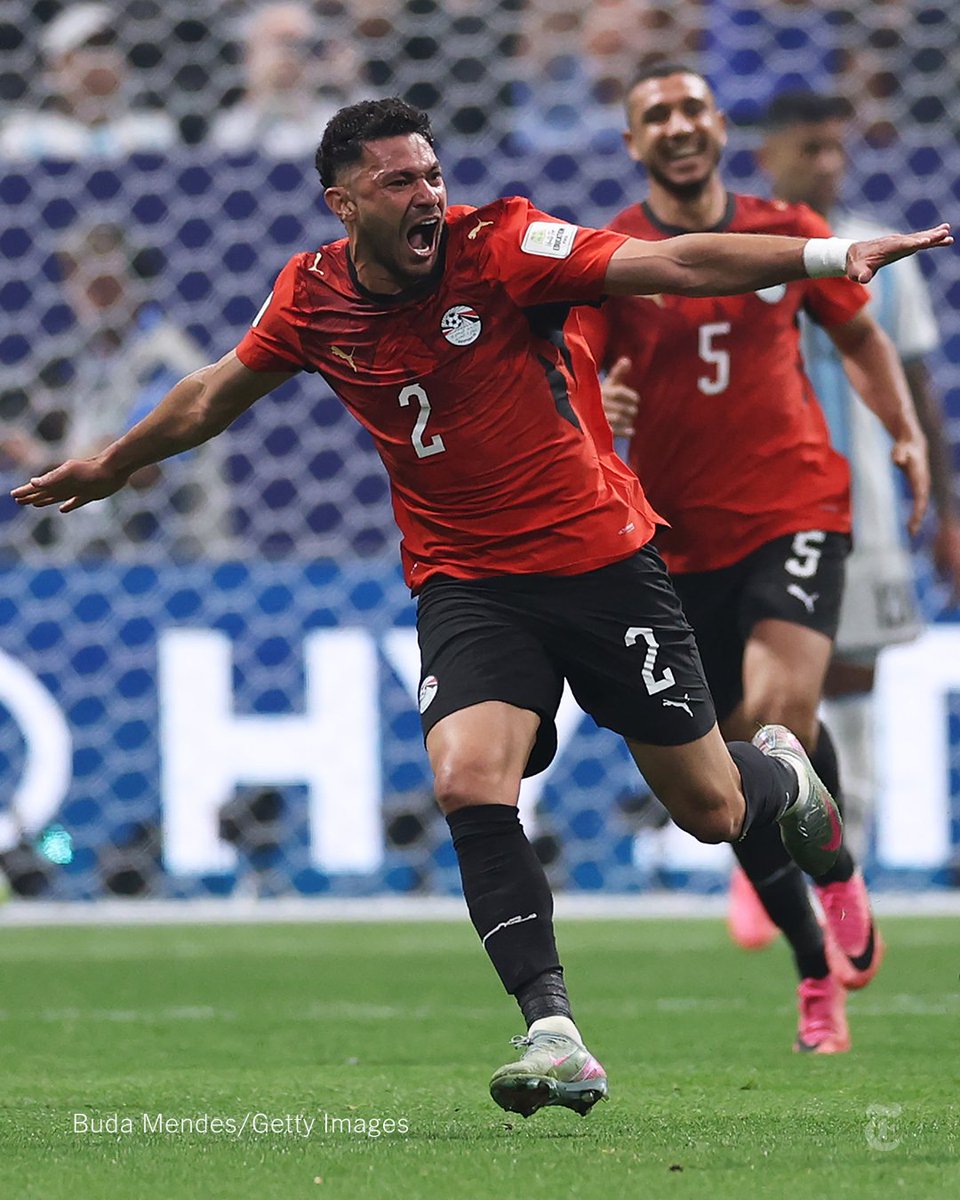 nytimes's tweet photo. From @TheAthleticFC: Egypt have taken a shock early lead over Argentina at the 2026 World Cup. Yasser Ibrahim headed home to put the world champions on the back foot early into the day’s first game.
https://t.co/sioH15UyHv https://t.co/q9pNihCrde