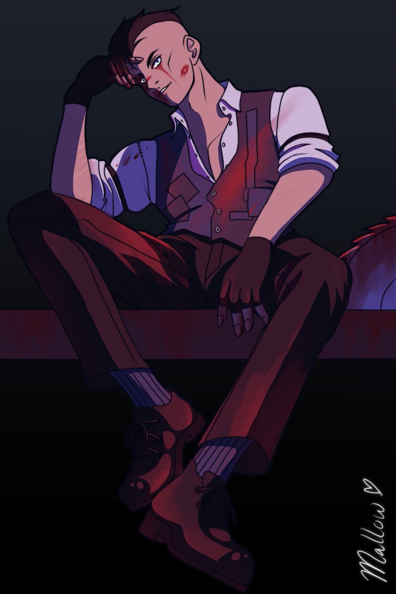 Ma11owDraws's tweet photo. Found this pose on pinterest and had to put #EddieGluskin from #Outlast in it. I missed drawing you so much pookie~ https://t.co/DdnjfCM2WH