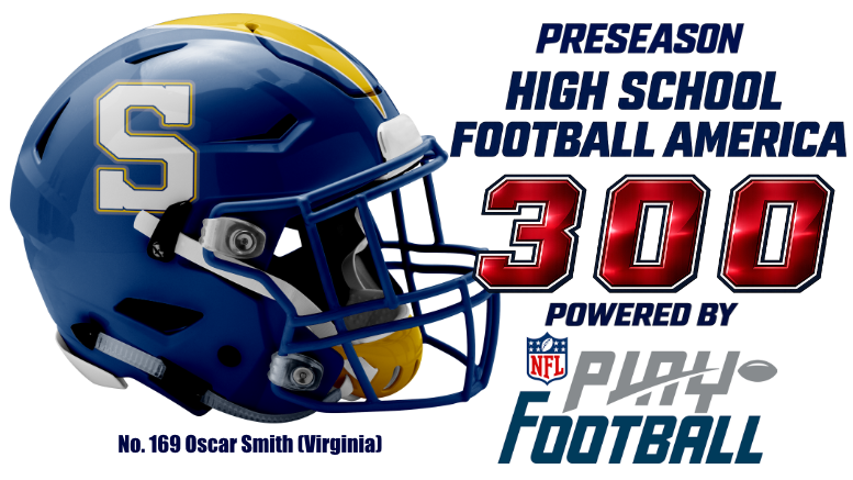 HSFBamerica's tweet photo. 2026 Preseason High School Football America 300 powered by @nflplayfootball.

No. 169 Oscar Smith (Virginia).    

See full 300 -> https://t.co/ikCzvpTR8k #ThisIsHSFootball #playfootball #highschoolfootball

HSFA — FREE Content, ALL Day, EVERY Day since 2004.

@OscarSmithFB https://t.co/Hq95fmdFsv
