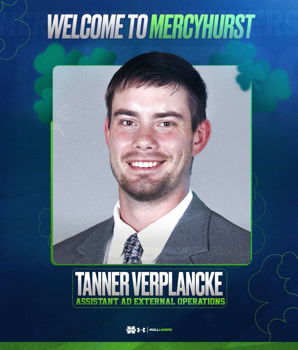 HurstAthletics's tweet photo. 𝘼𝙙𝙙𝙞𝙩𝙞𝙤𝙣𝙨 𝙖𝙣𝙙 𝙋𝙧𝙤𝙢𝙤𝙩𝙞𝙤𝙣𝙨‼️

Help us welcome our new Assistant AD for External Operations, Tanner Verplancke and congratulate Lucas Fievet on his promotion to Assistant AD for Internal Operations👏

#RollLakers☘️ https://t.co/1rfKVyBNi0