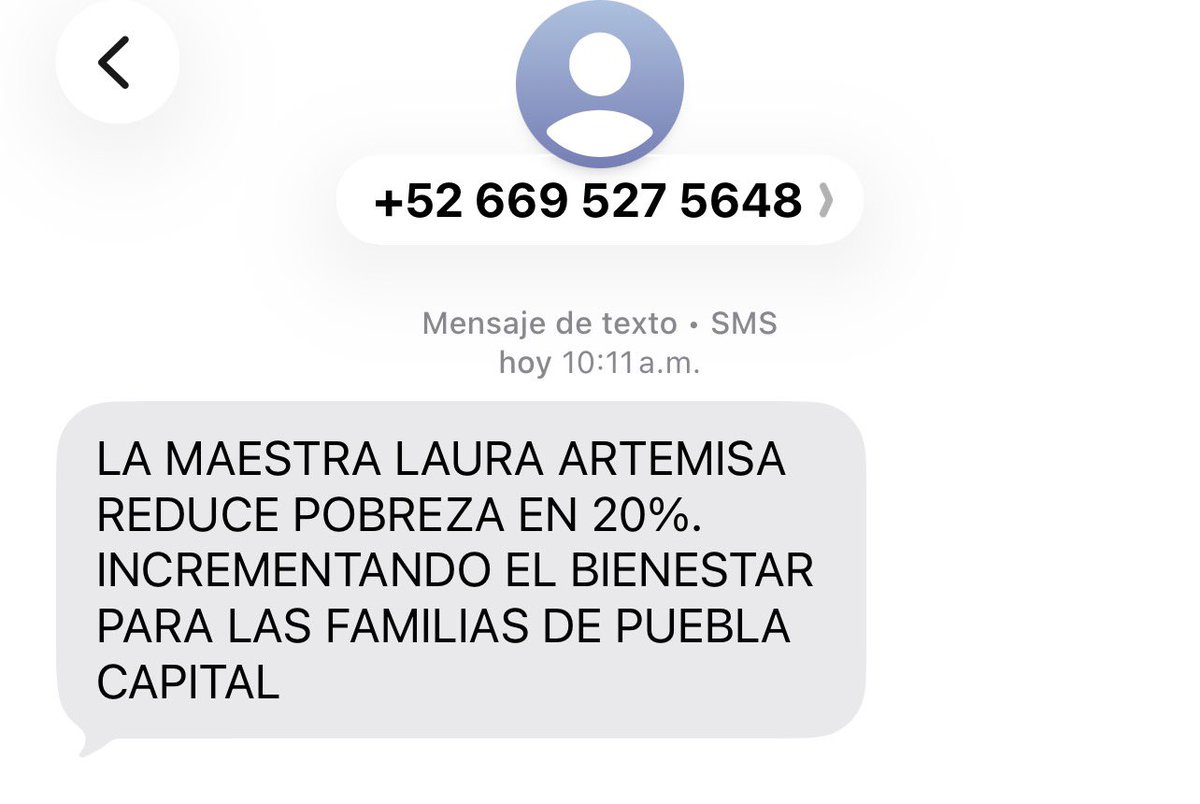 cervezo82's tweet photo. @Puebla_IEE @INEMexico @TEPJF_informa @aztecapuebla @laredcincoradio @FerCanalesF este tipo de mensajes son recurrrentes, promocionando claramente a esta política en funciones, además violando mi privacidad al brindar mis datos. @Profeco por qué @Telcel @ServicioTelcel hace eso? https://t.co/eeioFuAMCx