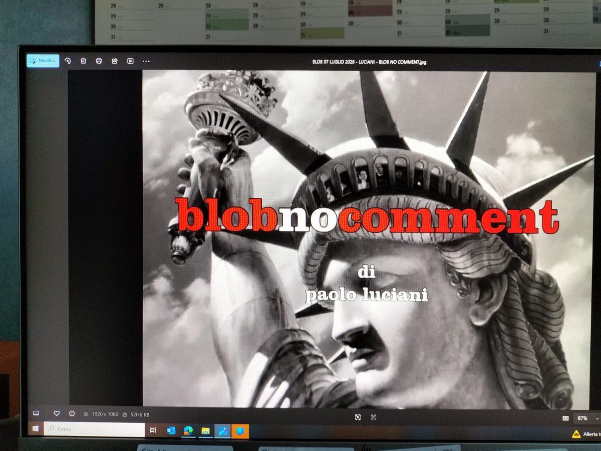 BlobRai3's tweet photo. #blob ore 20 Rai3 https://t.co/qxh8MZTxXW