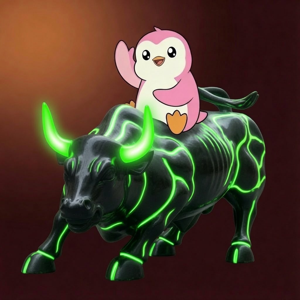 ethancaldwell28's tweet photo. The next black bull will be a pink penguin. 

$Polly

Ca: 6GihmsqNR21azuRuHgbjQxcDoxX7xgqqs58PQkyxpump https://t.co/kqxTDLtoEa