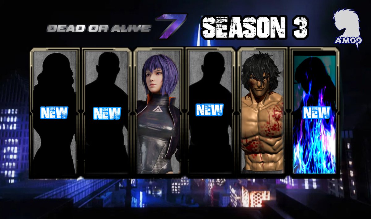 Mandayscwtc's tweet photo. Sup guys. Decided to make a fan made Character Select Screen for DOA7 as well as the dlc season pass. More info in the link below:

https://t.co/sJ3R5l23si

They'll be more art pieces in the comments as well. Anyways, hope you enjoy.☺️

Made with Ibis Paint X and Xnalara. https://t.co/D7pHLWFOHM