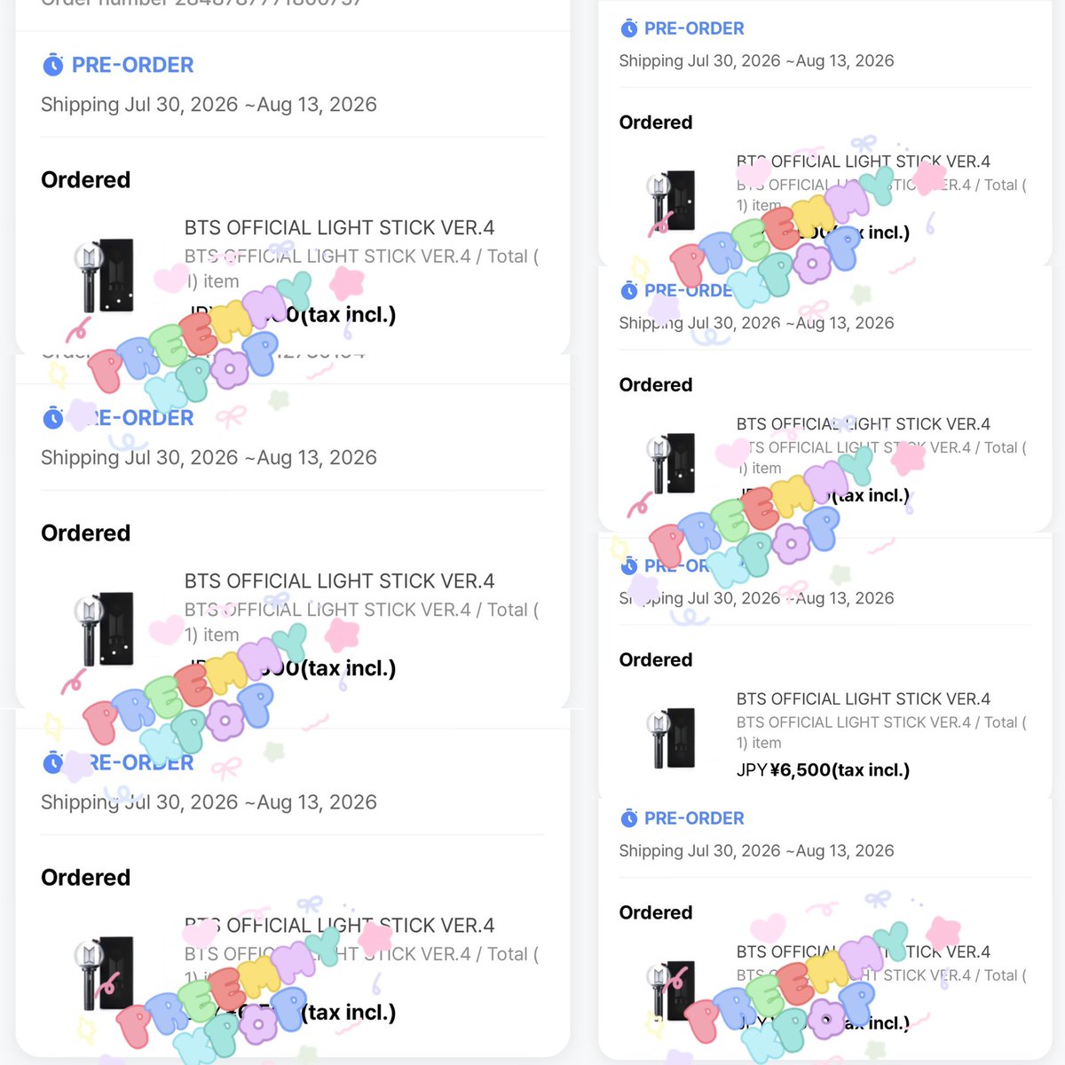 PREEMMYKPOP's tweet photo. รับพรี🇯🇵แท่งไฟ bts ver.4 ฝั่งญี่ปุ่น

✅ รวมภาษี+ส่งในไทย

💵 2,000฿ มัดจำ 1,500฿

เว็บเริ่มจัดส่ง 31/7-14/8

รอสินค้า 25-30 วัน

🌈สั่งซื้อLine:312sydbk(มี @) or DM

#ตลาดนัดบังทัน #ตลาดนัดรถไฟบังทัน #ตลาดนัดรถไฟbt21 #ตลาดรถไฟบังทัน #ตลาดนัดbts https://t.co/V3xRHV8PpW