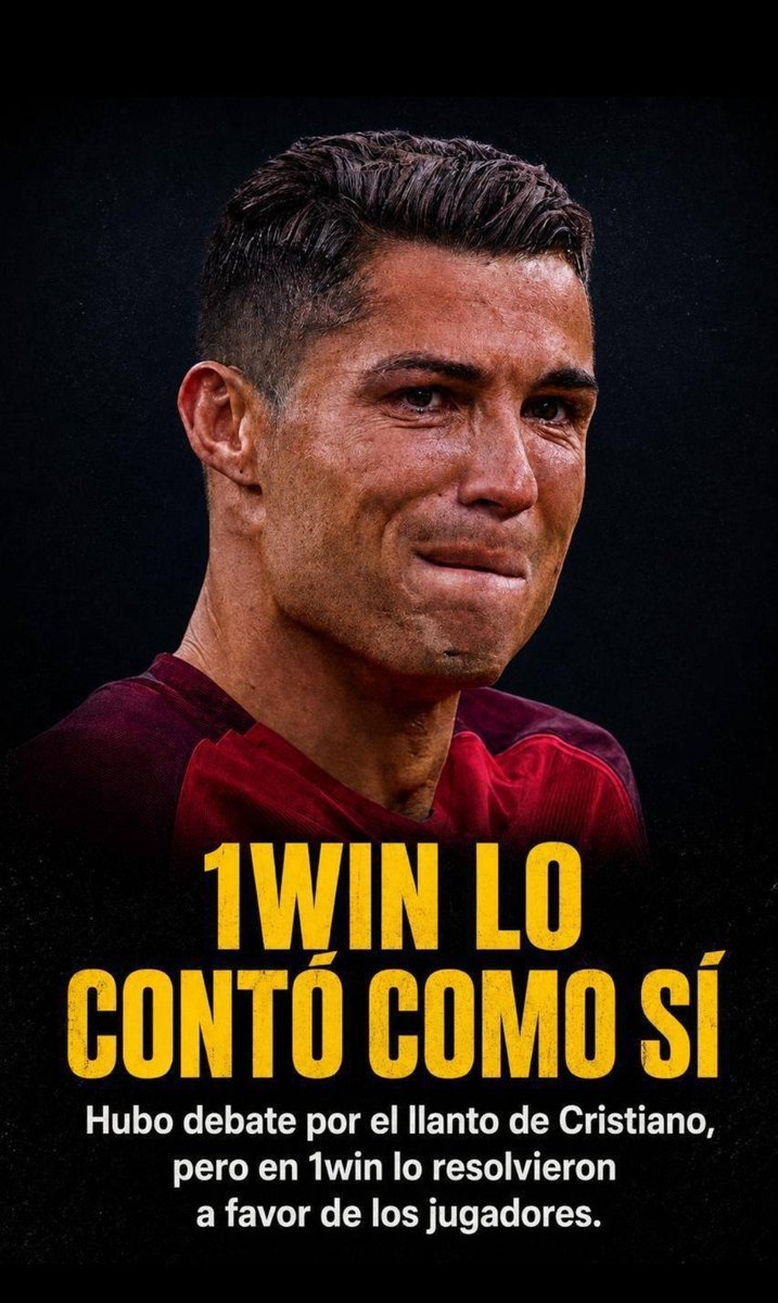 FerRomeroCarp's tweet photo. Ronaldo dejó a los jugadores sin dinero

Una gran plataforma de mercados de predicción aceptaba jugadas sobre si Cristiano lloraría durante el Mundial. Tras la eliminación de Portugal, un video con sus emociones se viralizó por todo el fútbol X, y para parte de los jugadores todo parecía evidente, pero el pago nunca se realizó: surgió una disputa sobre si ese momento podía considerarse un llanto completo.

@1win, en una situación similar, no quiso complicarse por un fotograma polémico y resolvió el asunto de forma más simple: calculó ambos resultados como ganadores para sus jugadores.