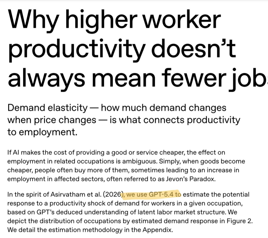 itsjeffan's tweet photo. the incredible irony of using AI to estimate job loss caused by AI https://t.co/vxoX6erJki