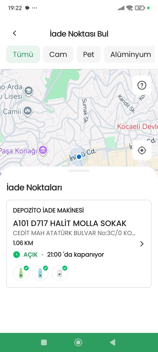 _ezopi's tweet photo. @csbgovtr uygulama açık gösteriyor 1 km gidiyoruz eleman yok diye kapalı https://t.co/lE1Lapgj1Z