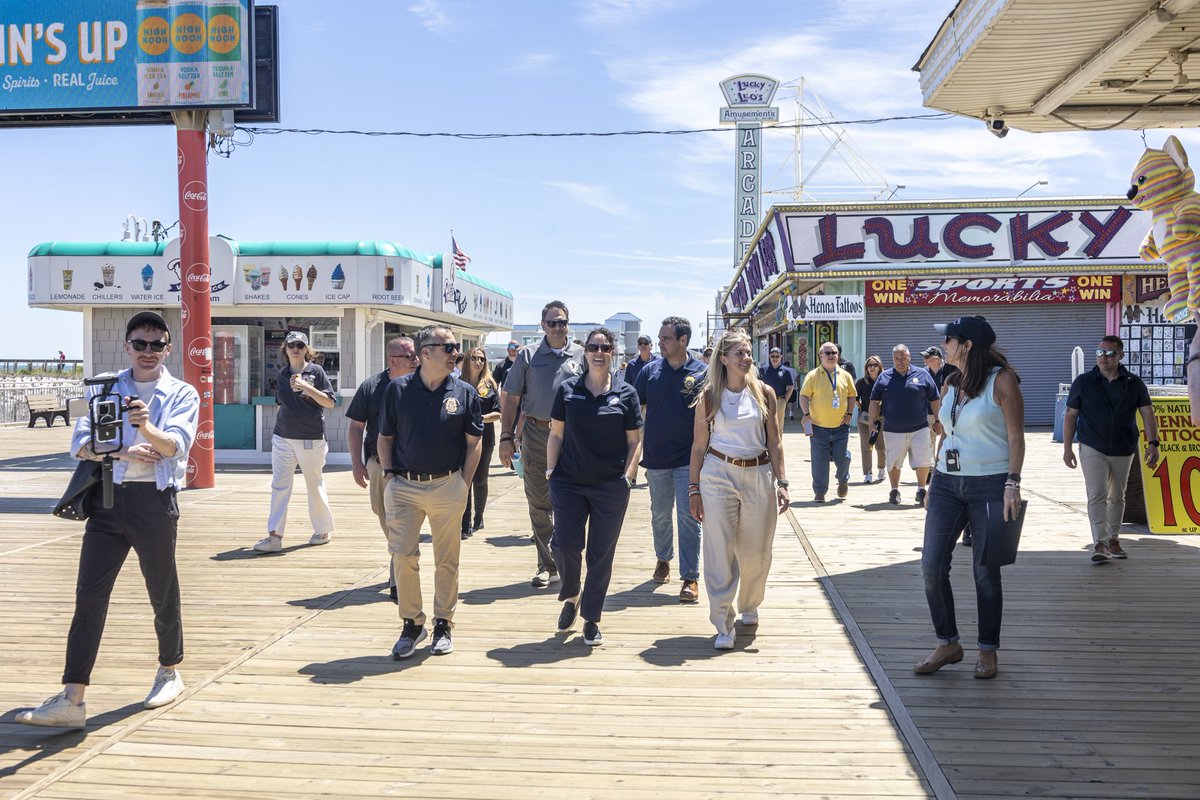 ConsumerNJ's tweet photo. ICYMI: We launched Safe Summer 2026 in Seaside Heights with @NewJerseyOAG! Our teams are on the boardwalks helping protect consumers from scams, unfair practices, and bad actors—so visitors can focus on making memories at the Jersey Shore, not worrying about getting burned. https://t.co/Kxk7Ny1uSV