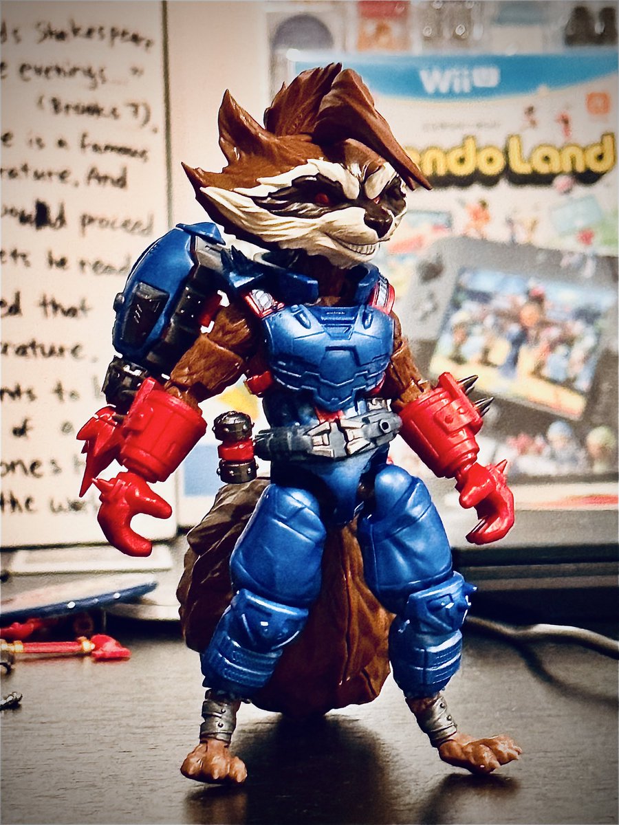 Jarron59453151's tweet photo. I got some cool pics of this Cool Lookin’ Raccoon Guy~!

#rocketraccoon #marvelrivals #photoshop #blokees #rocket #raccoon #poseable #actionfigure #guardiansofthegalaxy #marvelcomics #marvelgames #photoshoot #pose https://t.co/i61A82yjQ2