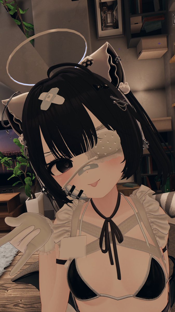 chimitanVRC's tweet photo. 昔作った地雷改変　久々に見たらKawaii~🖤 https://t.co/RcJobnGEAZ