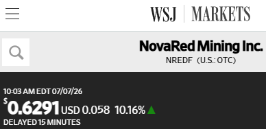 HSK980's tweet photo. NREDF is waking up exactly when people stopped paying attention. Classic move. 

#nolimits #omegle #TejRan $RTB $WBX $NMRA https://t.co/LM3HeKlmoN