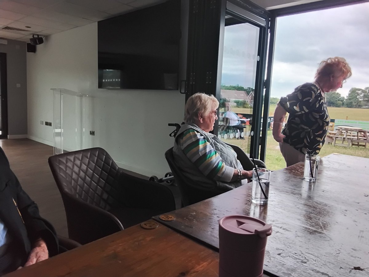 RedHouse44's tweet photo. Bill attending the veterans club this afternoon catching up with friends and watching the Bridlington Exceler Band #hicaactivities #bridlington #carehome https://t.co/ddAkt9rXDa