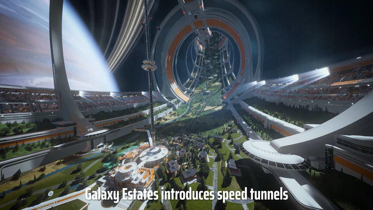 TheFinalsLatest's tweet photo. New look at THE FINALS Season 11 map: Galaxy Estates

"A vision of the future inspired by retro sci-fi aesthetics from the 60s and 70s" https://t.co/n9TDSVfzkL