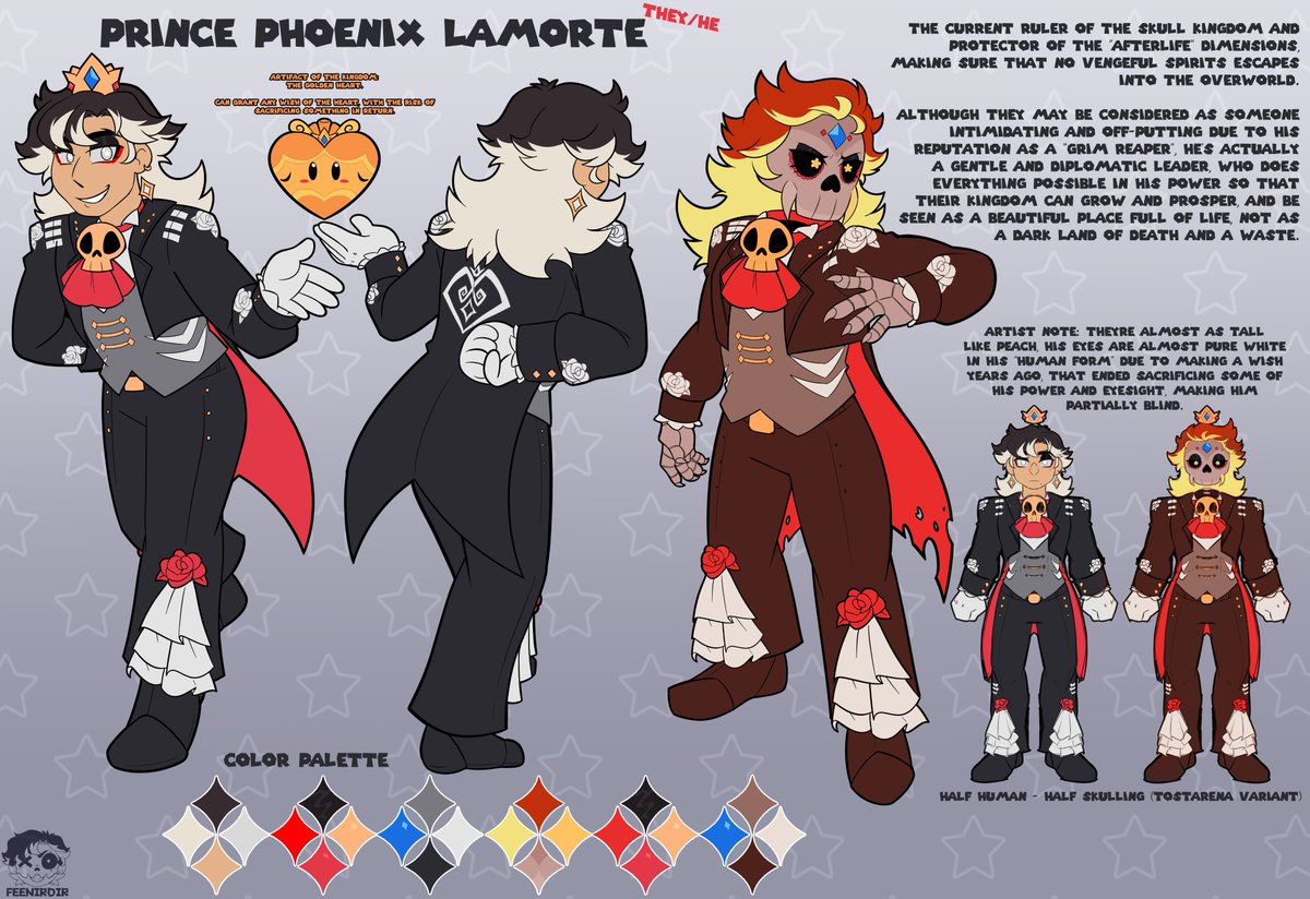 Feeniroir's tweet photo. Finished Phoenix's new ref sheet with their new look !! ✨

#supermariooc #supermario https://t.co/5UDLWe2mCg