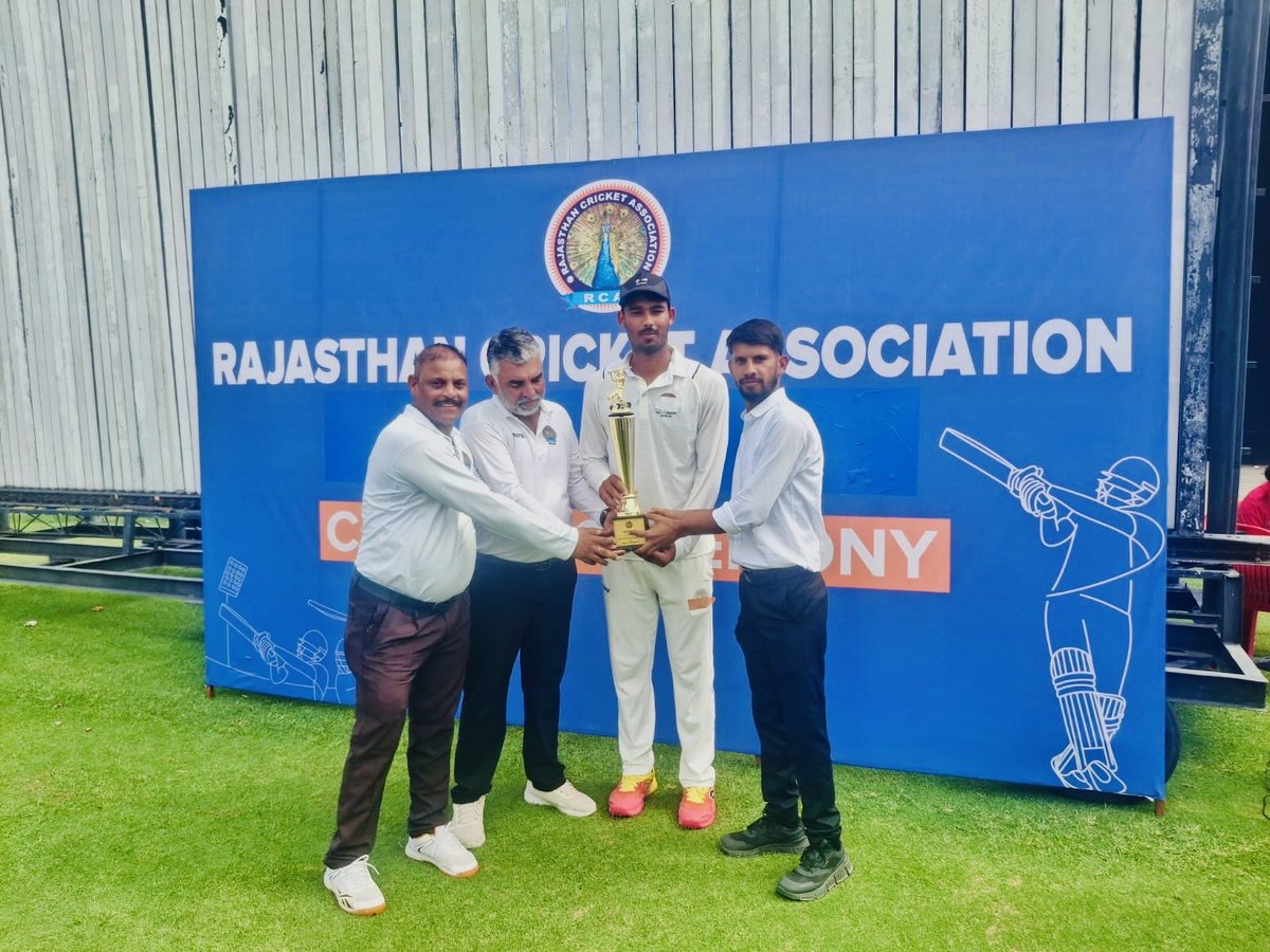 CricketRaj's tweet photo. CHAMPIONS! 🏆

Proud moment for Sikar Team as we emerge victorious in the ELITE TROPHY 2026–27! 🤩

A heartfelt congratulations to the entire team 💪🏏
Champions Today. Stronger Tomorrow. 🏆✨

#EliteTrophy #Champions #SikarTeam #RajasthanCricket #RCA https://t.co/AItjJ9ywNx