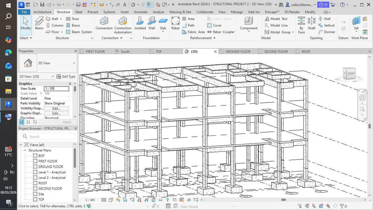 CollinsOmo30163's tweet photo. In every successful construction project, the journey doesn’t end with architectural design it evolves.

Once an architect has carefully developed the vision, the responsibility shifts to the structural engineer to bring that vision to life safely and efficiently. This stage involves detailed structural analysis, where the flow of forces—dead loads, live loads, and even seismic effects is critically examined.
Qualified structural engineers may not necessarily do the design or detailing by it himself but if he has compitent team behind him the likes of draughtsman/cad technicians  and the rest, he may delegate work to his team but he must review the final results and he is as well responsible for making critical decision. Interestingly in kenya only 3 600 to 4400 are fully licensed Professional Engineers. not even a half of undergraduate students  taking bachelors in education at KU ni mbaya.