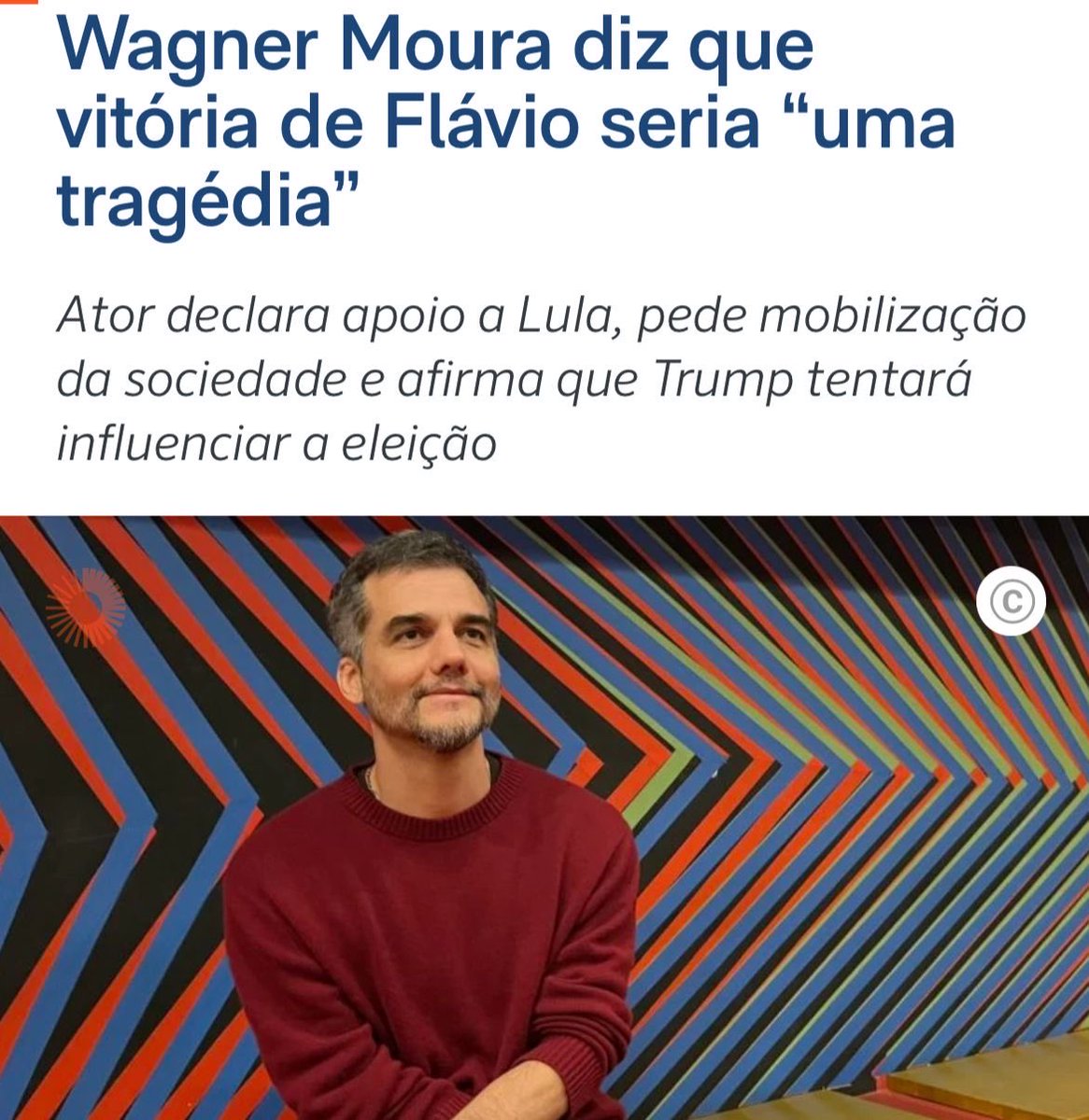 lucaspavanato's tweet photo. Wagner Moura fala em "tragédia". Eu vou lembrá-lo das verdadeiras tragédias:
Mensalão;
Escândalo dos Correios;
Operação Lava Jato.

Todas no governo Lula!!! 

Essas foram as verdadeiras tragédias. https://t.co/G3M2lWKwXW