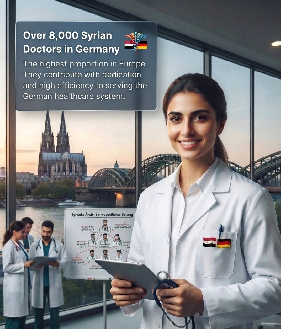 al_7arith3's tweet photo. While news headlines are dominated by reports of crimes linked to Arab and African migrant groups, Syrians are charting a different path. Rather than drifting toward negative behaviors, they have chosen education, adherence to the law, and a productive life within German society. https://t.co/qHA6YA6nEm