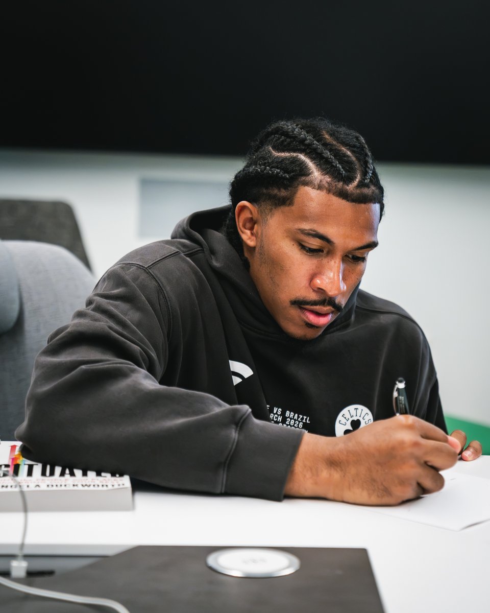celtics's tweet photo. Ron on lock 🔒

We signed @__RHJR to a multi-year contract ✍️ https://t.co/S2lkHbHRXC