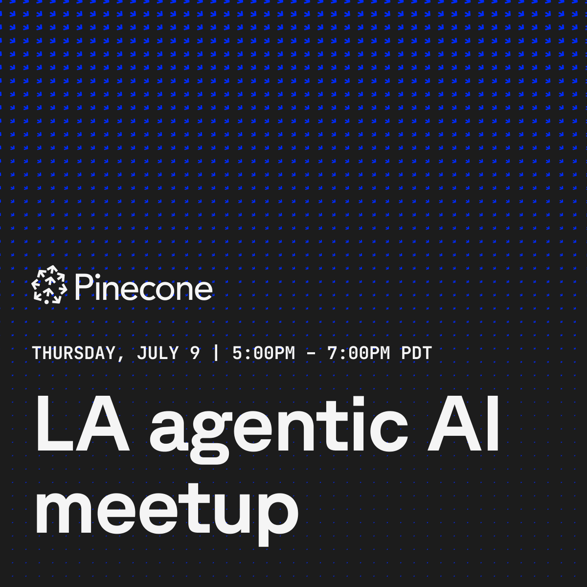 Pinecone tweet media